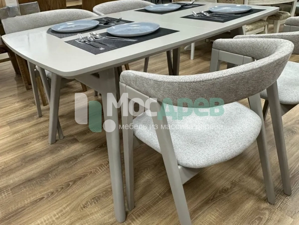 Стол &amp;quot;Оримэкс&amp;quot; Лондон-М 120/160 светлый без тонировки  в интернет-магазине Mosdrev.com - 18