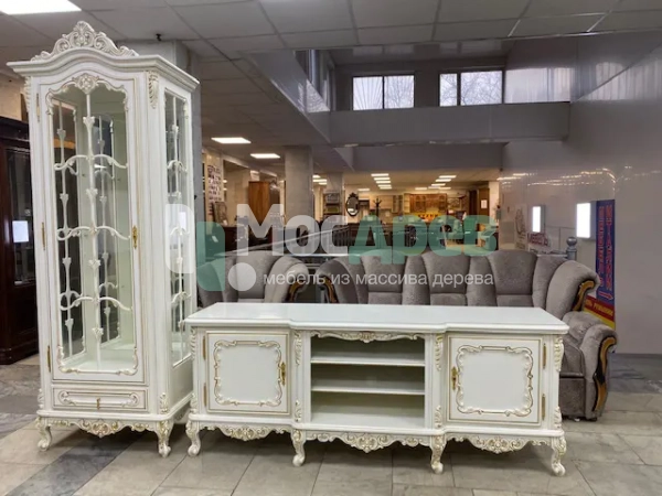 Витрина &amp;quot;Клеопатра&amp;quot; Белый 426-428 в интернет-магазине Mosdrev.com - 1