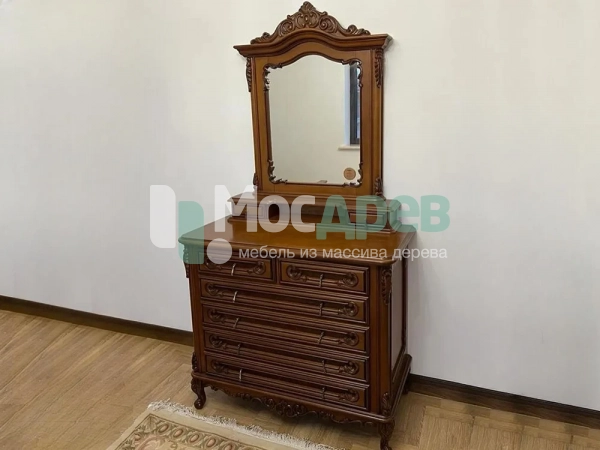 Зеркало &amp;quot;Клеопатра&amp;quot; Орех 466 в интернет-магазине Mosdrev.com - 3
