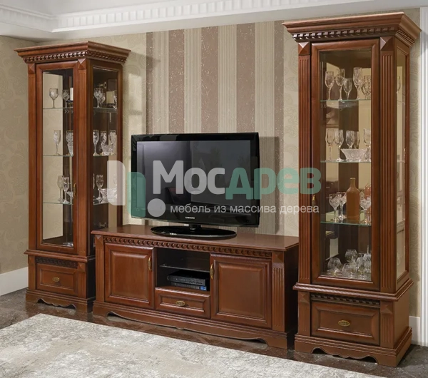 Витрина &amp;quot;Афина&amp;quot; 1-дверная И010.24 в интернет-магазине Mosdrev.com - 6